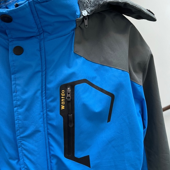 🌸 Wantdo Men's Mountain Waterproof Ski Jacket Windproof Rain  Winter Hooded - Picture 6 of 12